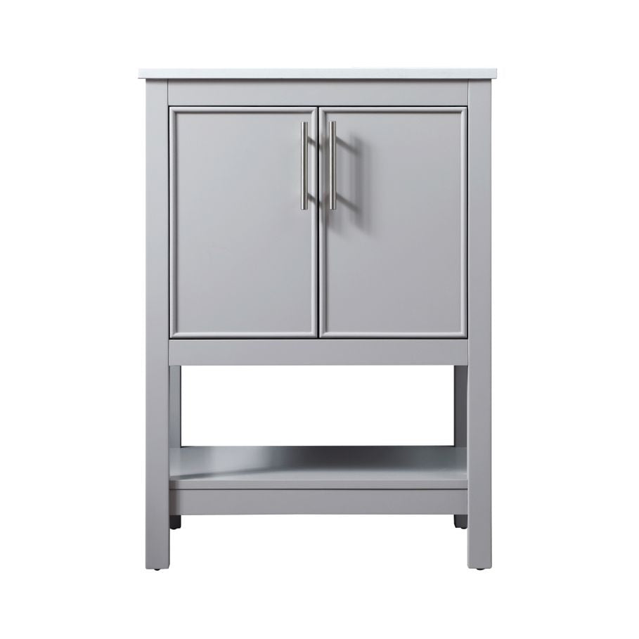 VF26624GR - Everett 24" Bathroom Vanity Set in Gray