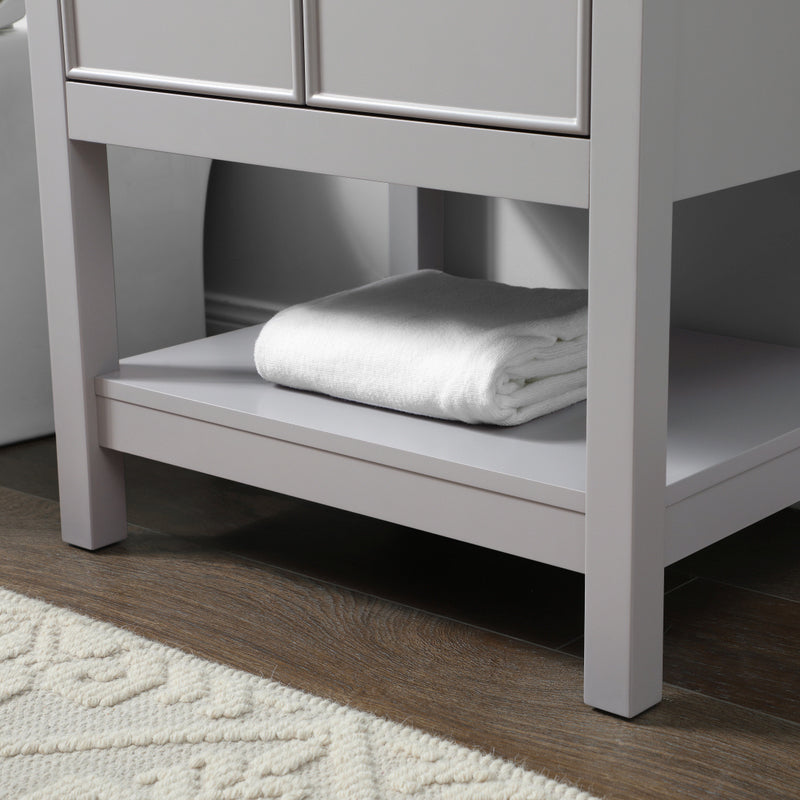 VF26624GR - Everett 24" Bathroom Vanity Set in Gray