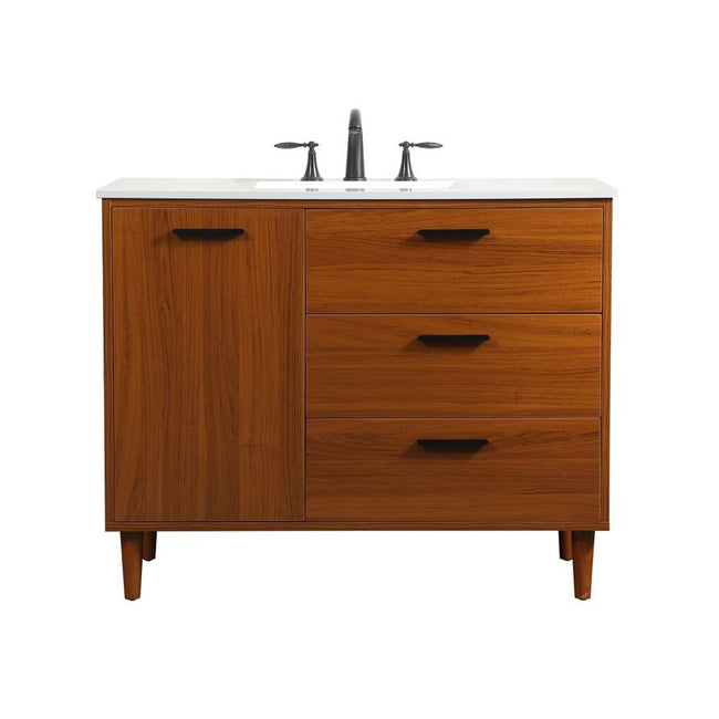 VF47042MTK 42" Bathroom Vanity in Teak