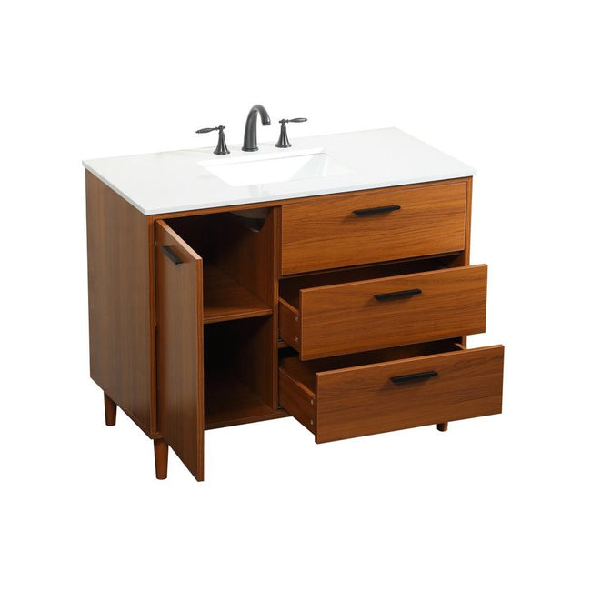VF47042MTK 42" Bathroom Vanity in Teak