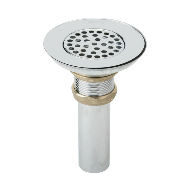 Elkay LK18 - Elkay LK18 3-1/2" Drain with Nickel Plated Brass Body, Strainer, and Tailpiece