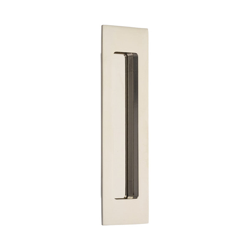 Emtek 7" Modern Rectangular Solid Brass Flush Door Pull