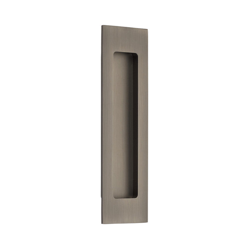 Emtek 7" Modern Rectangular Solid Brass Flush Door Pull