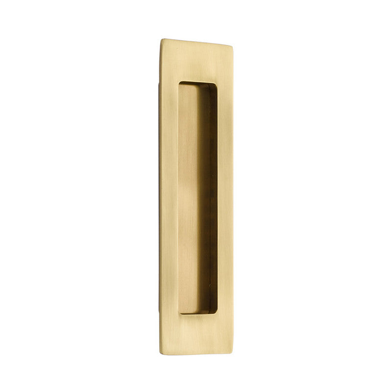 Emtek 7" Modern Rectangular Solid Brass Flush Door Pull