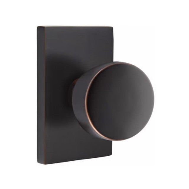 Laurent Knob with Modern Rectangular Rosette