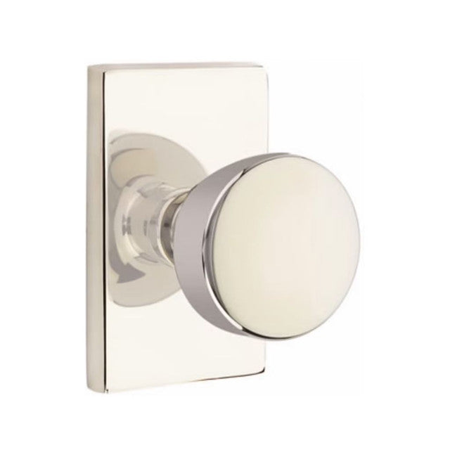Laurent Knob with Modern Rectangular Rosette