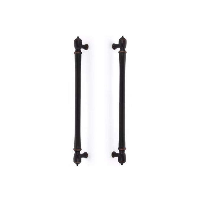 BTB86343US10B - Back to Back Brass Spindle Appliance Pull - 12" - Oil Rubbed Bronze