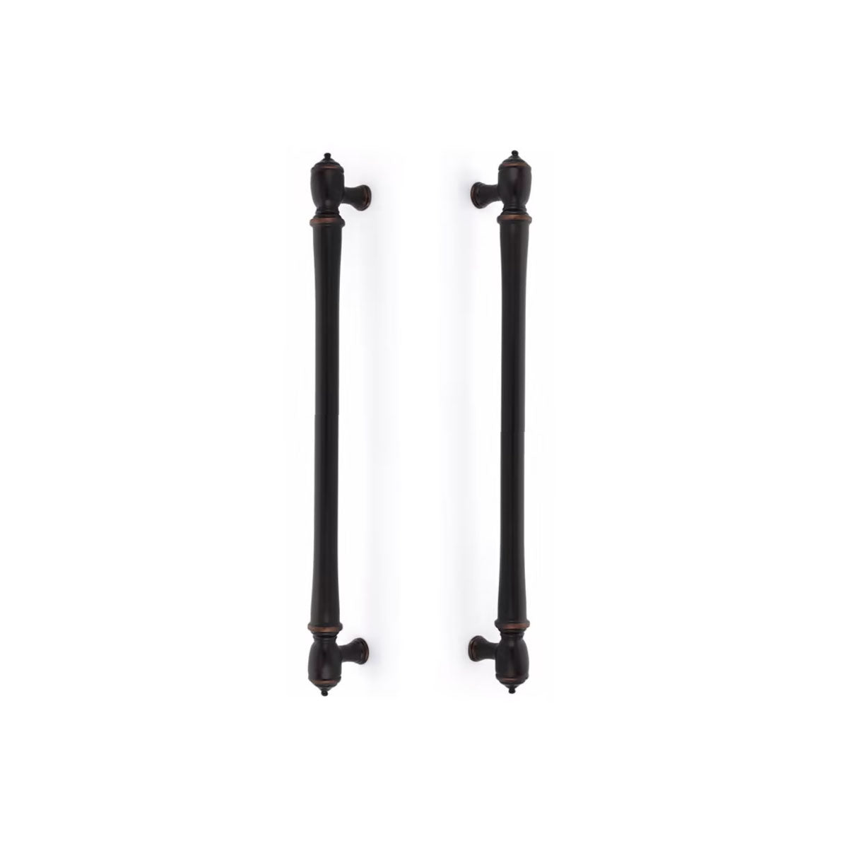 BTB86343US10B - Back to Back Brass Spindle Appliance Pull - 12" - Oil Rubbed Bronze