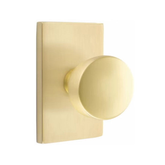 Laurent Knob with Modern Rectangular Rosette