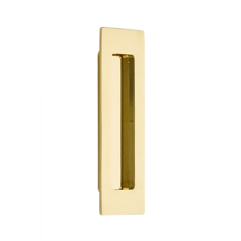 Emtek 6" Modern Rectangular Solid Brass Flush Door Pull