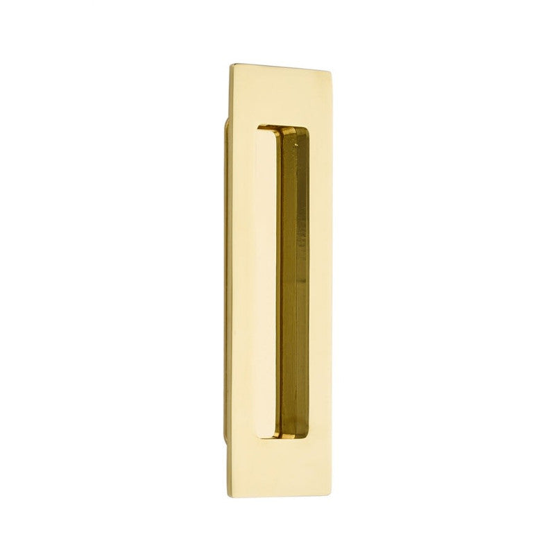 Emtek 6" Modern Rectangular Solid Brass Flush Door Pull
