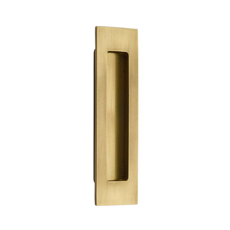 Emtek 6" Modern Rectangular Solid Brass Flush Door Pull
