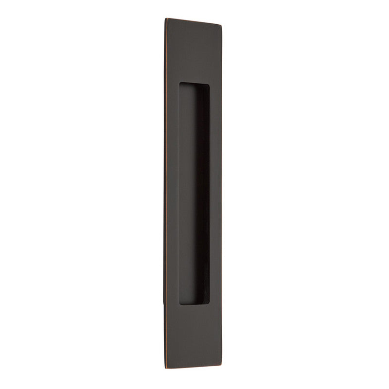 Emtek 10" Modern Rectangular Solid Brass Flush Door Pull