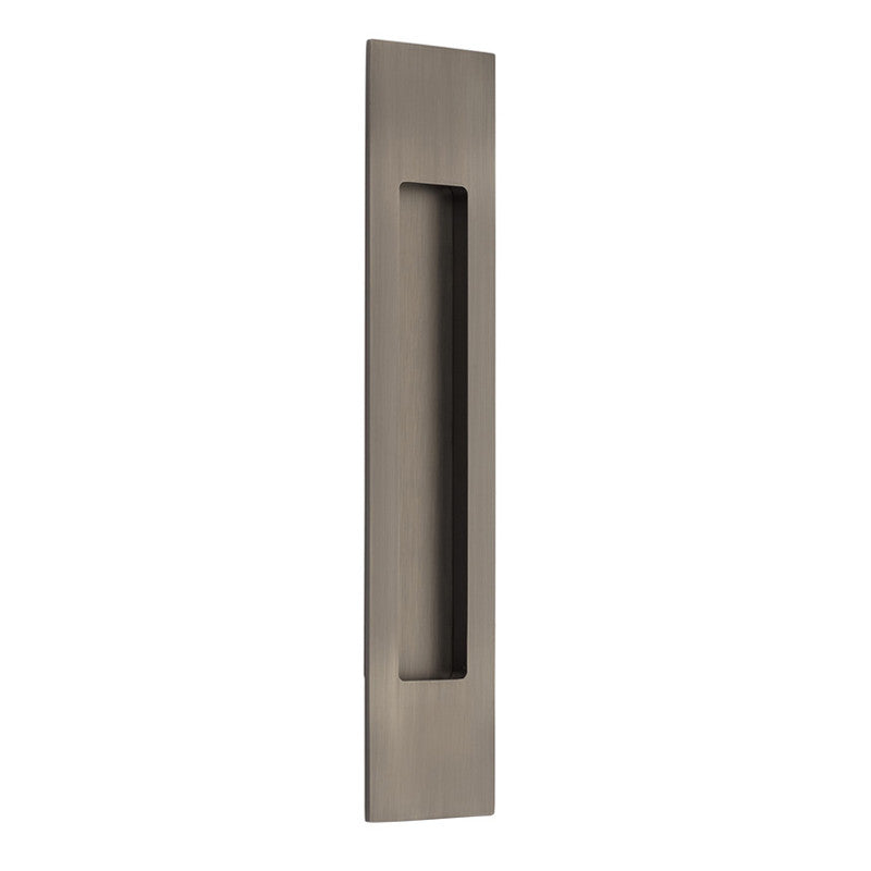 Emtek 10" Modern Rectangular Solid Brass Flush Door Pull