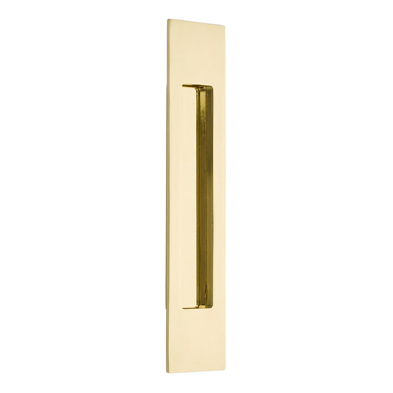 Emtek 10" Modern Rectangular Solid Brass Flush Door Pull
