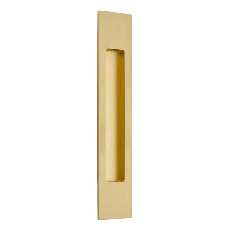 Emtek 10" Modern Rectangular Solid Brass Flush Door Pull