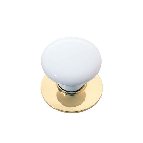 Ice White Porcelain Cabinet Knob