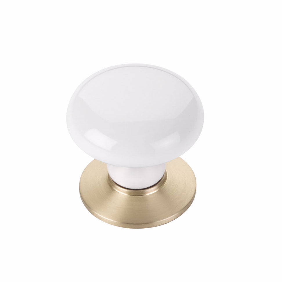 Ice White Porcelain Cabinet Knob
