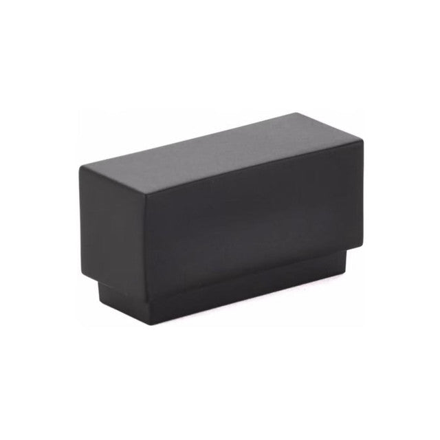 Emtek Solid Brass Cinder Rectangular Cabinet Knob