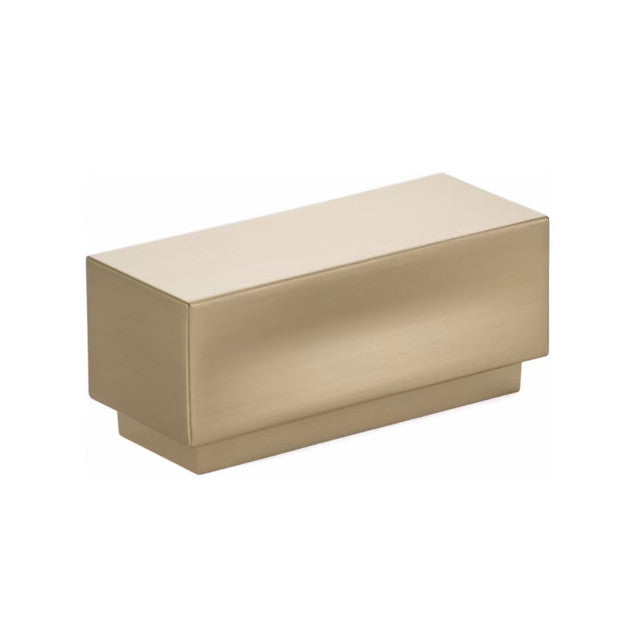 Emtek Solid Brass Cinder Rectangular Cabinet Knob