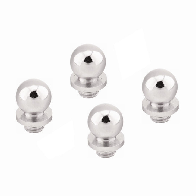 97203US14 - Brass Ball Hinge Tips for 3-1/2" Hinges - Polished Nickel