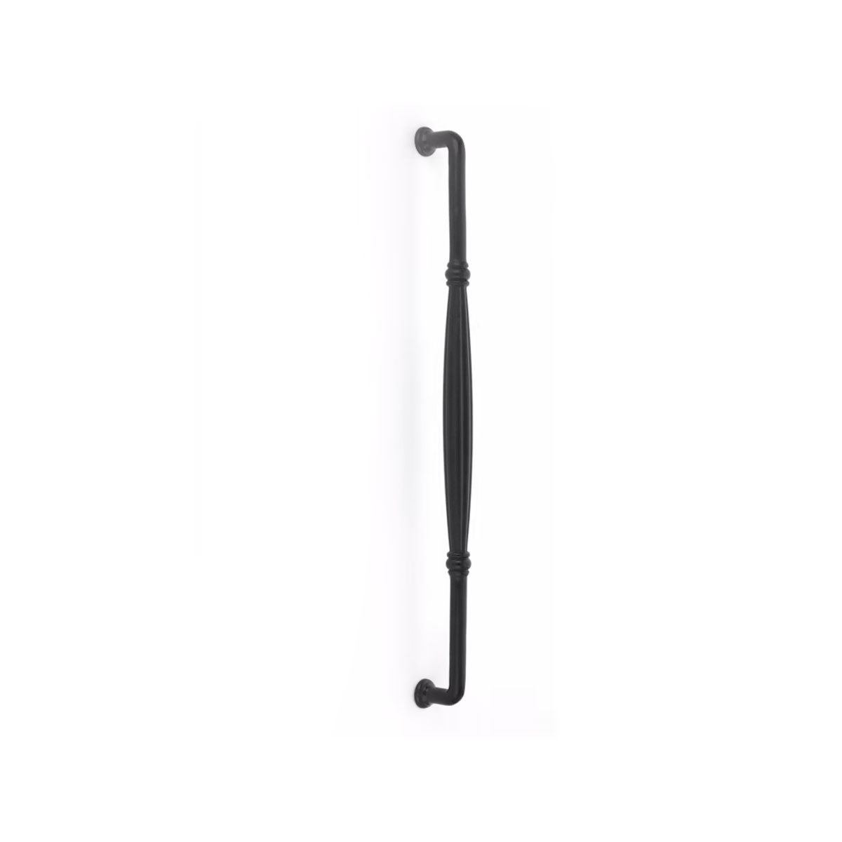 BTB86348FB - Back to Back Fluted Bronze Appliance Pull - 18" - Flat Black