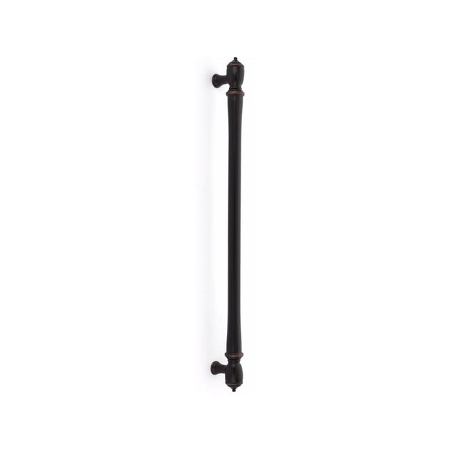 CS86344US10B - Concealed Surface Mount - Brass Spindle Appliance Pull - 18" - Oil Rubbed Bronze