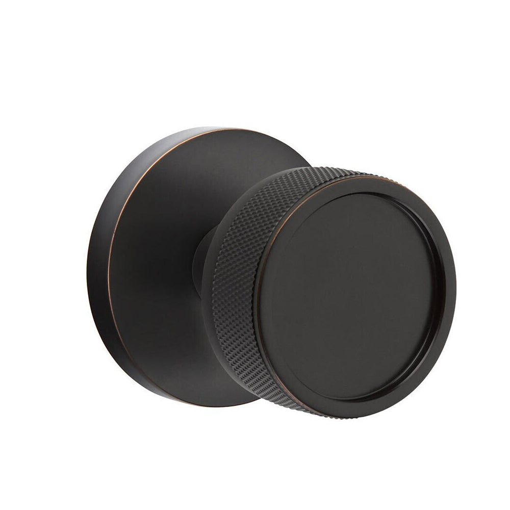 Knurled Knob with Disk Rosette and Conical Stem