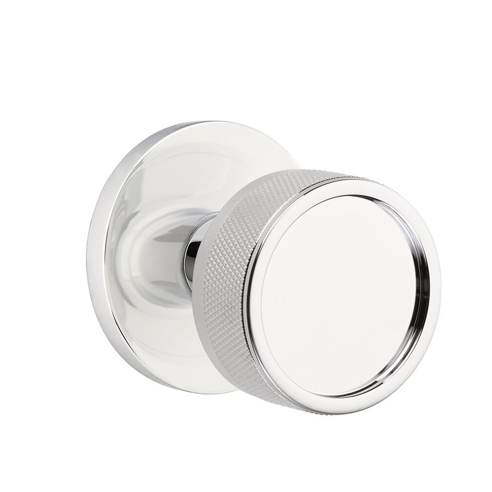 Knurled Knob with Disk Rosette and Conical Stem