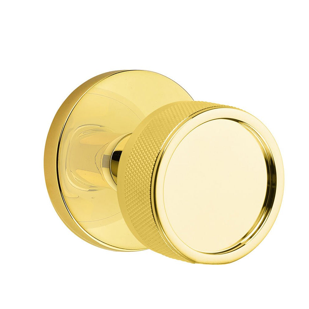 Knurled Knob with Disk Rosette and Conical Stem