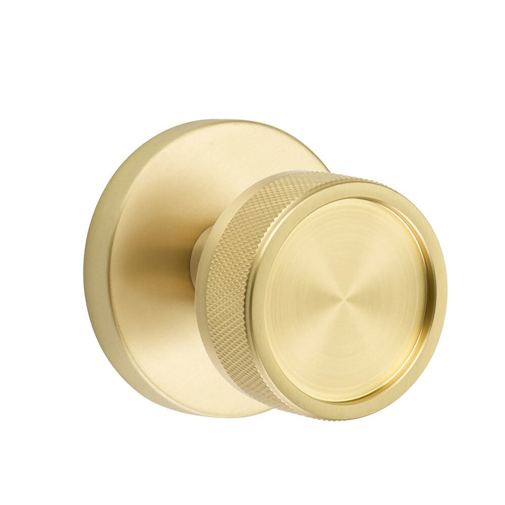 Knurled Knob with Disk Rosette and Conical Stem