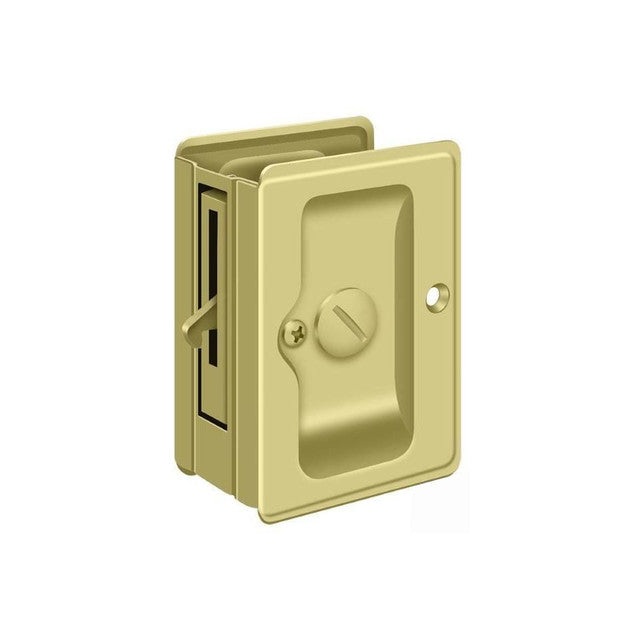 Heavy Duty 2-1/2" x 3-1/4" Pocket Door Lock
