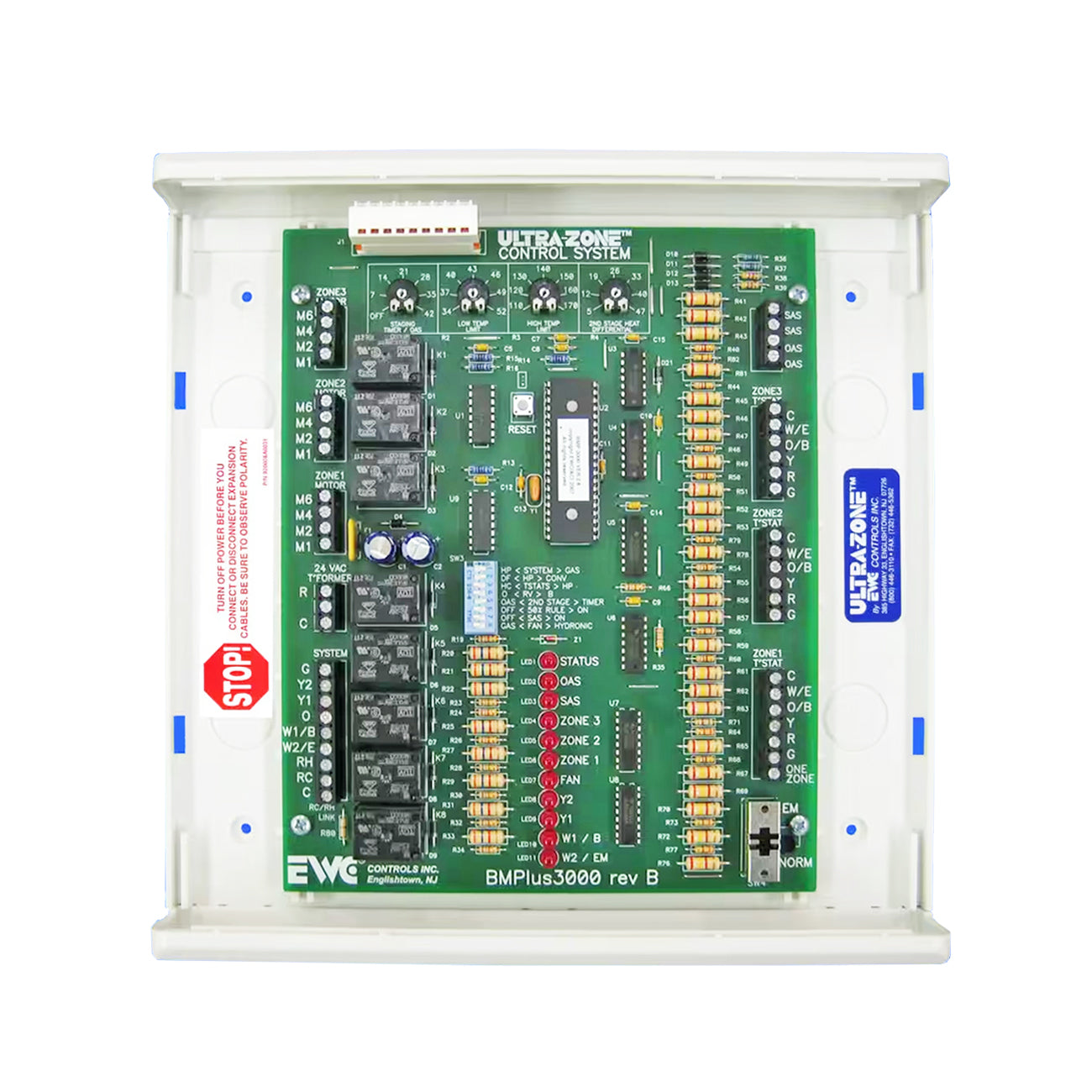 BMPLUS 3000 - 3 Zone Control Panel