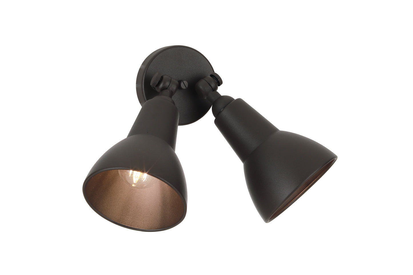 Z402-DTZ - Flood Light 2 Light 11" Outdoor Flood - Dark Textured Bronze