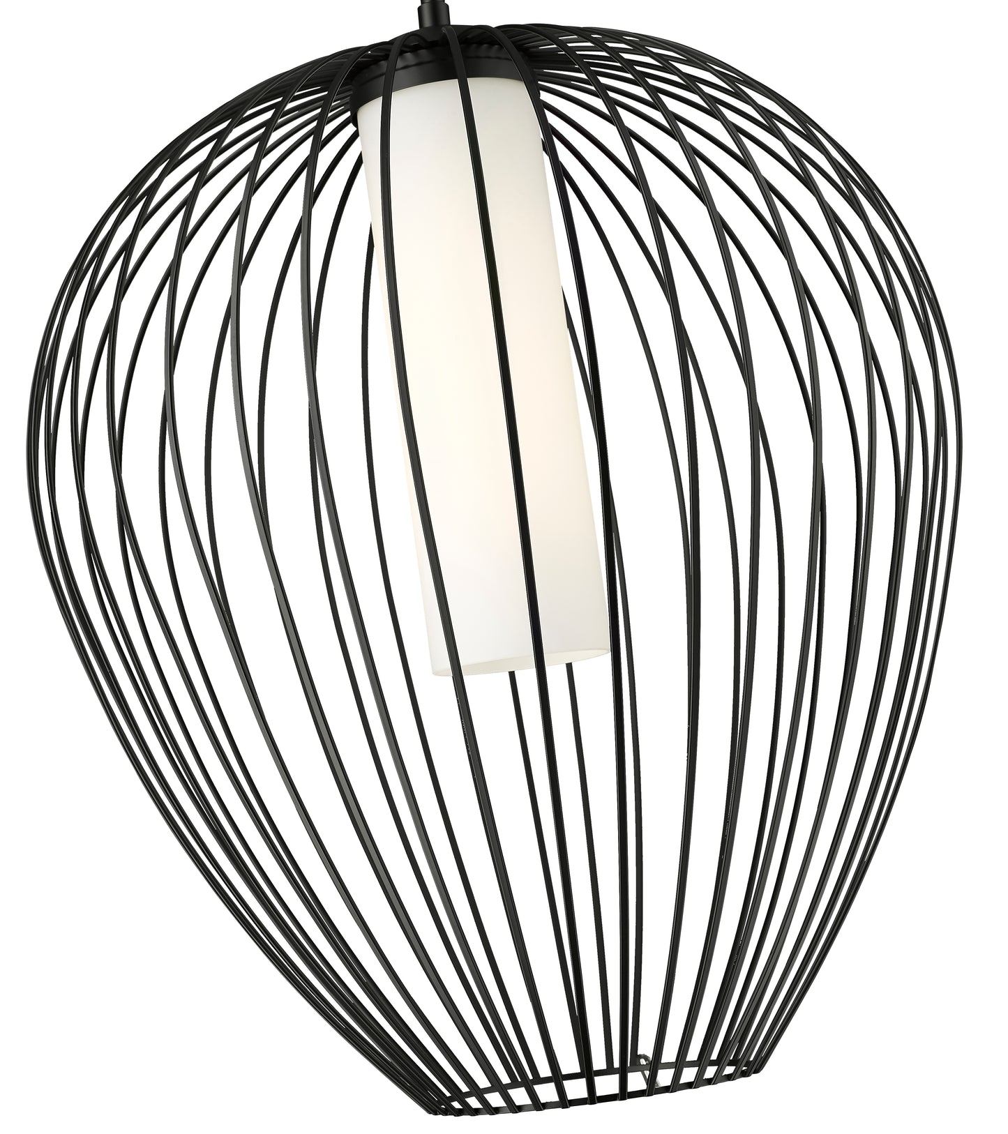 7507-22MB - Savanti 1 Light 22" Pendant - Matte Black