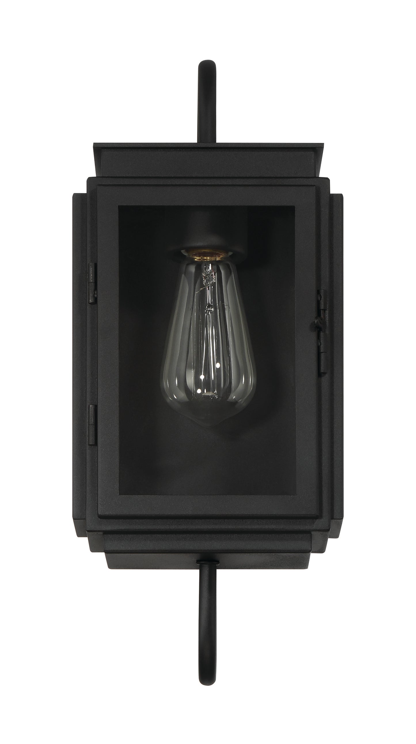 ZA7704-TB - Irving 1 Light 17" High Outdoor Wall Lantern - Textured Black