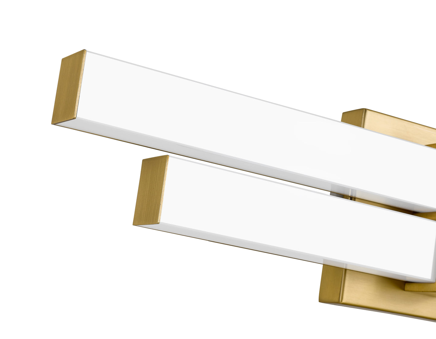 1008-25W-MGLD-LED - Zane 2 Light 25" Vanity - Modern Gold