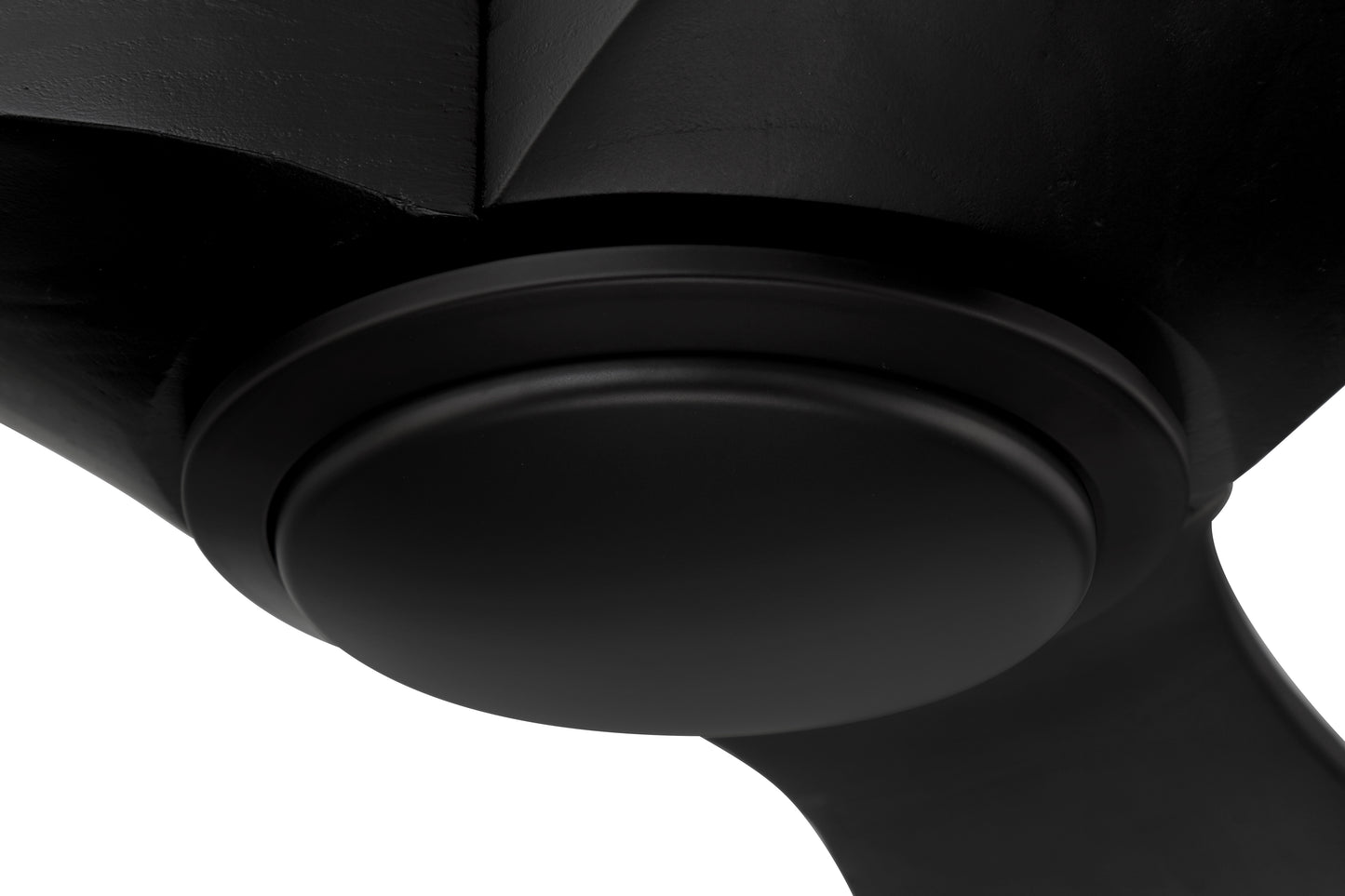 EVY60FB3-NWF - Envy 60" Ceiling Fan, Damp Rated, no Wifi 60" 3 Blade Indoor Outdoor Ceiling Fan with Light Kit - Flat Black