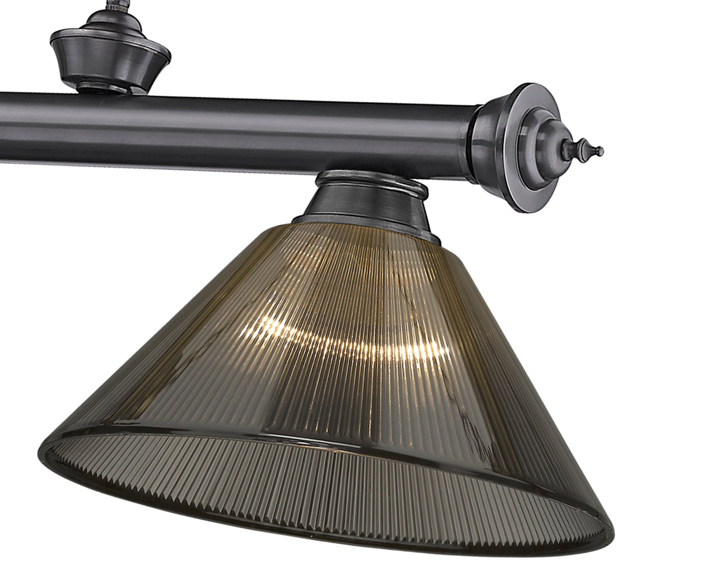 2306-3BP-ARS - Cordon 3 Light 57" Billiard - Bronze Plate