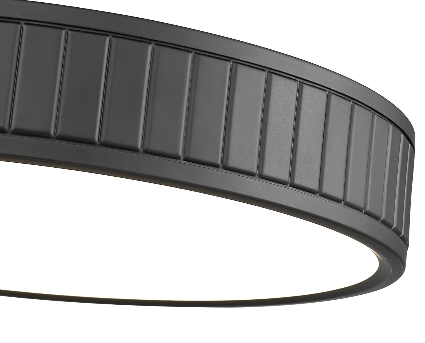 1005F16-MB-LED - Madison 1 Light Flush 16" Mount - Matte Black