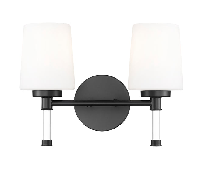 7700-2V-MB - Henri 2 Light 14" Vanity - Matte Black