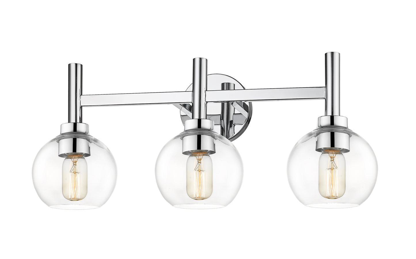 7502-3V-CH - Sutton 3 Light 24" Vanity - Chrome