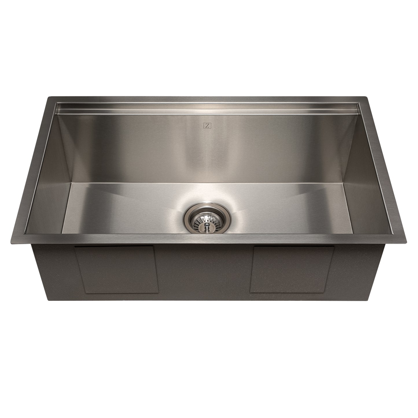 SLS-30 - 30" Garmisch Undermount Single Bowl Stainless Steel Kitchen Sink with Bottom Grid and Accessories