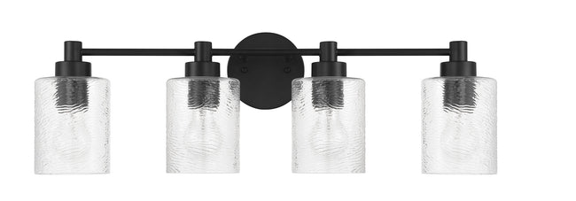 60204-FB - Lyndsey 4 Light 28" Wide Vanity Light - Flat Black