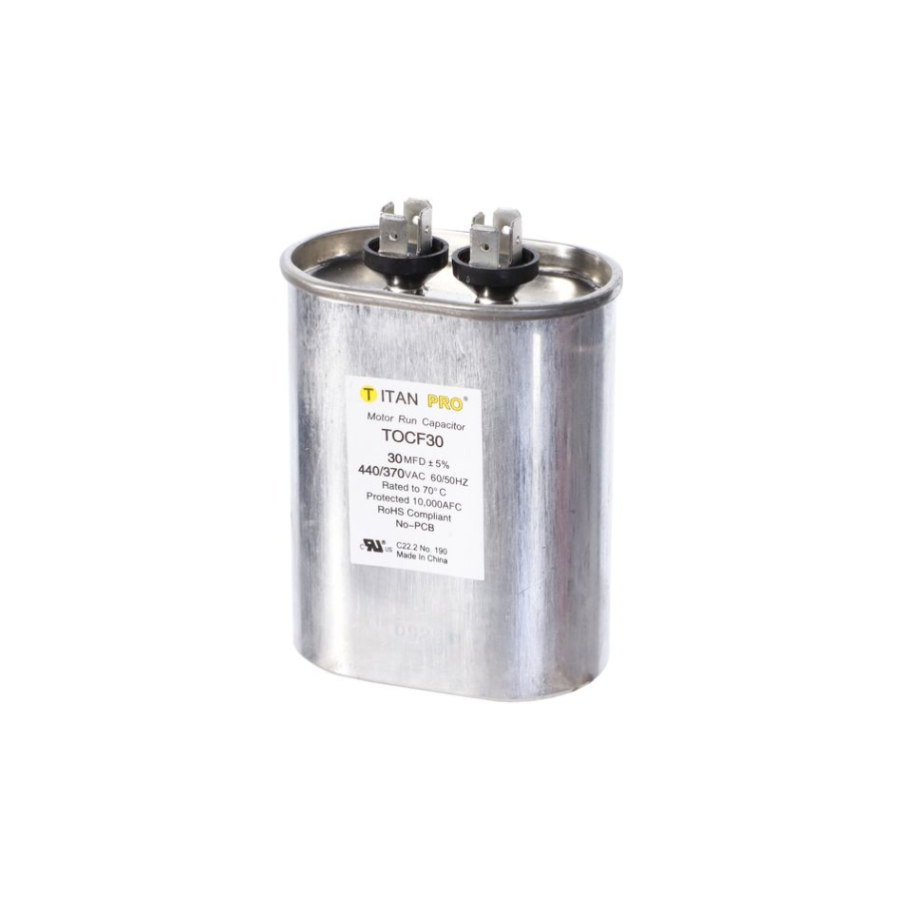 TOCF30 - TITAN PRO CAPACITOR 30 MFD 440/370V OVAL