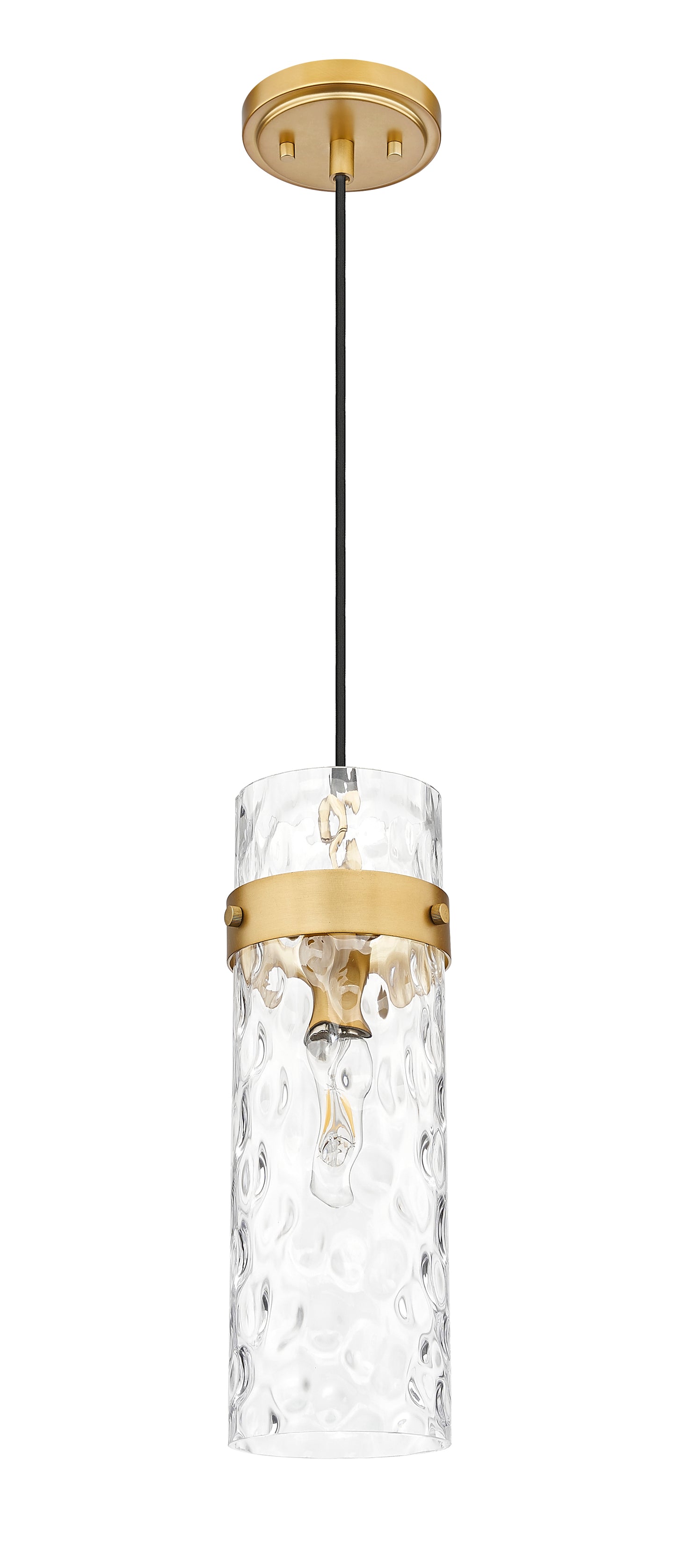 7002P5-RB - Fontaine 1 Light 6" Pendant - Rubbed Brass