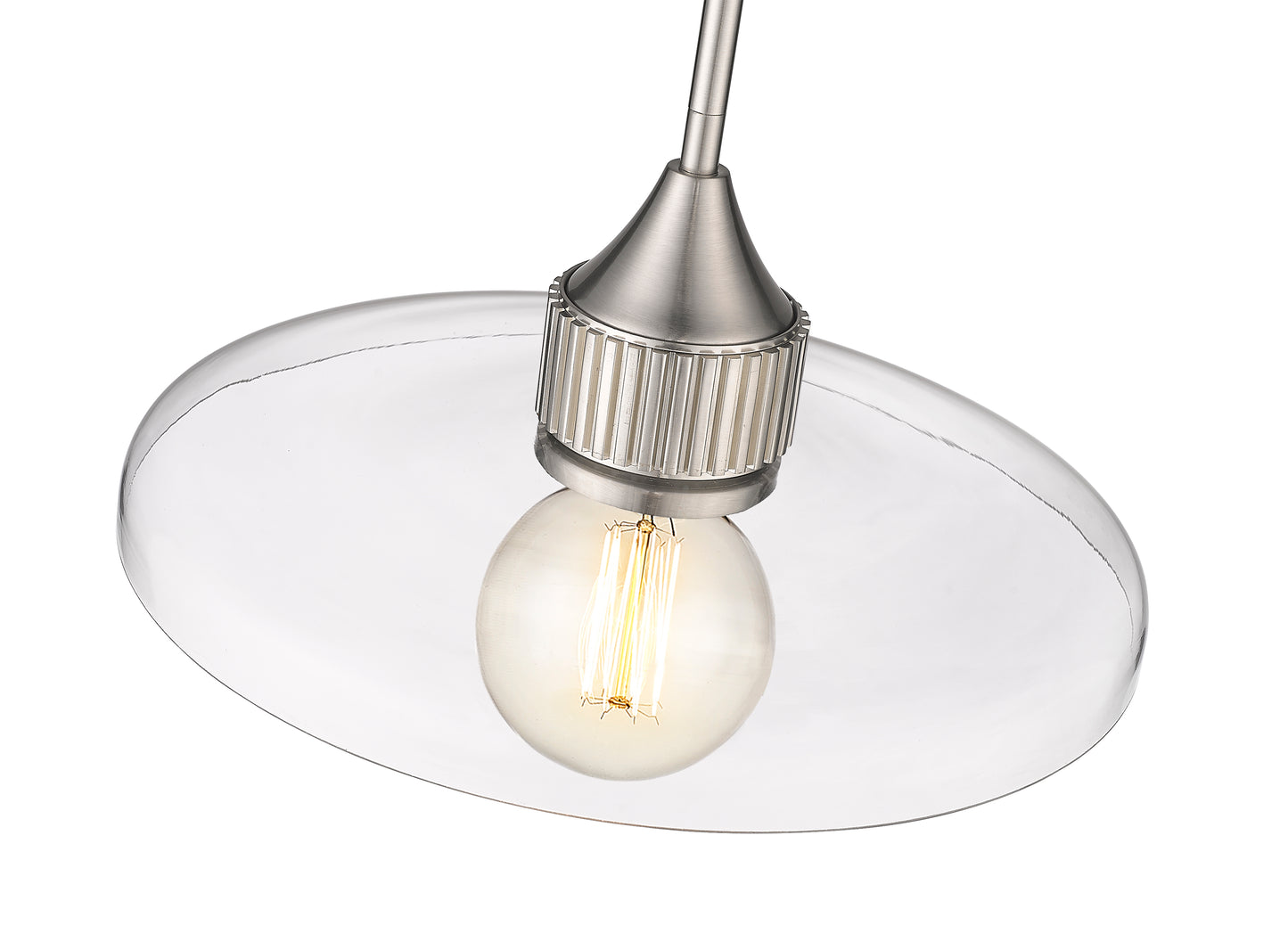 821P14-BN - Paloma 1 Light 14" Pendant - Brushed Nickel