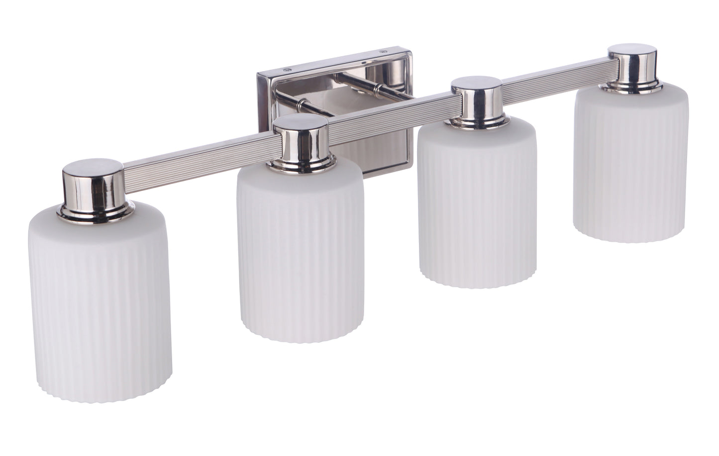 12928PLN4 - Bretton 4 Light 28" Wide Vanity Light - Polished Nickel