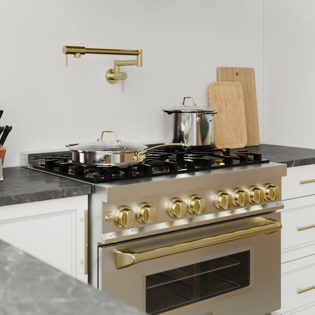 GEM-FPF-CB - Autograph Edition Gemini Pot Filler in Champagne Bronze