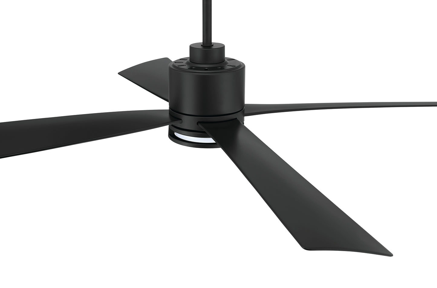 RHT52FB4 - Rhett 52" 4-Blade Indoor/Outdoor Ceiling Fan Damp Rated 52" 4 Blade Indoor Outdoor Ceiling Fan with Light Kit - Flat Black